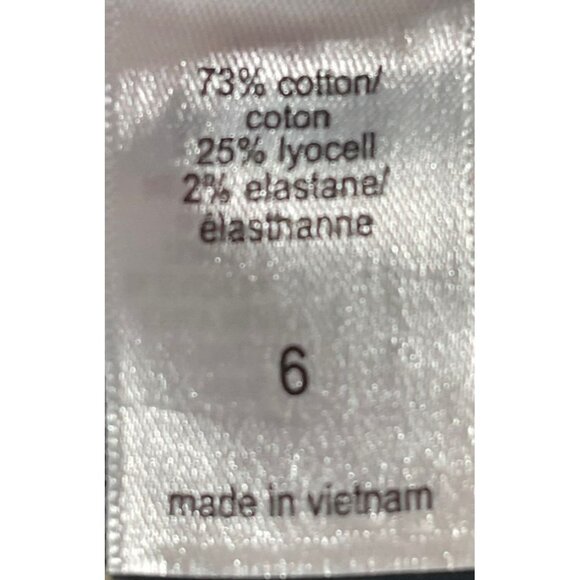 M Jeans by Maurices Womens Mid Rise 21" Straight Crop Jeans Size 6 Original Fit - Picture 5 of 5